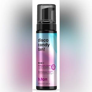 NWT b.tan Disco Candy Tan. 1 Hour Dark Self Tan Mousse Darkest Tan Candy Scented